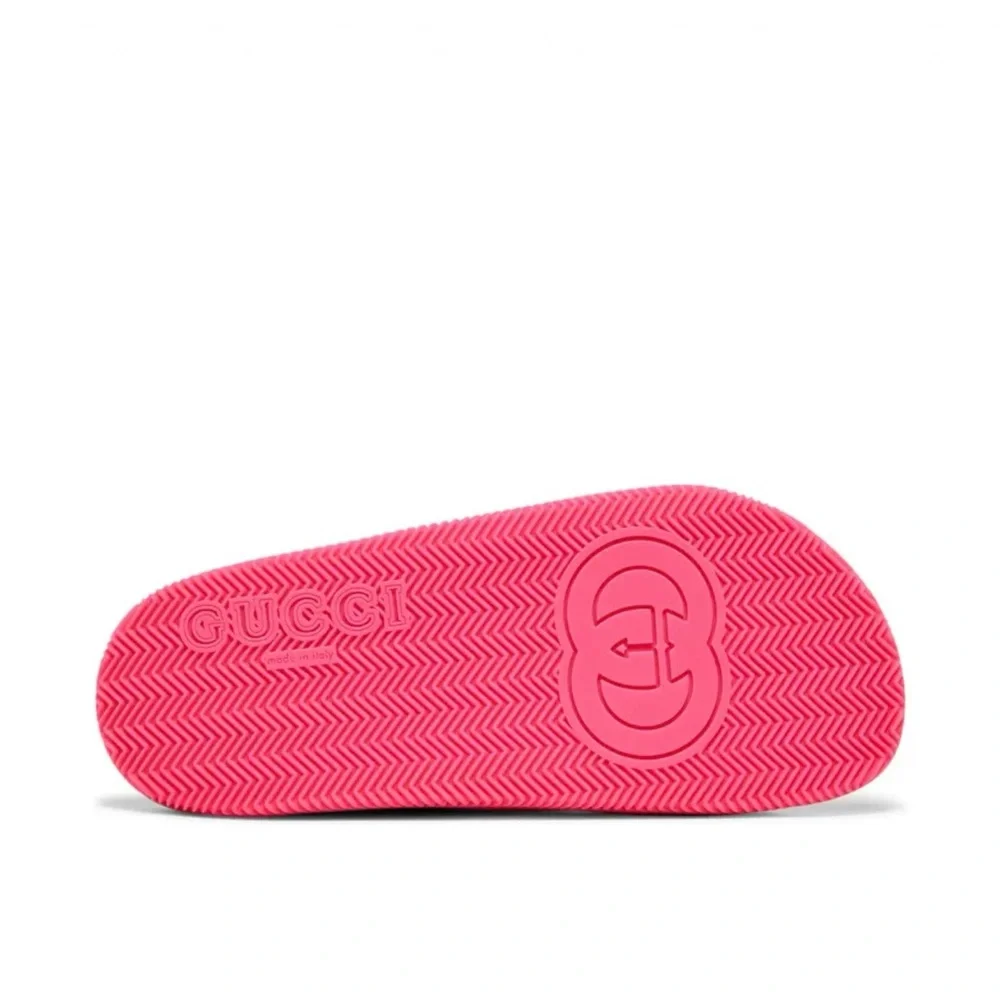 NIB Gucci Red and Green Slides - Picture 5 of 6